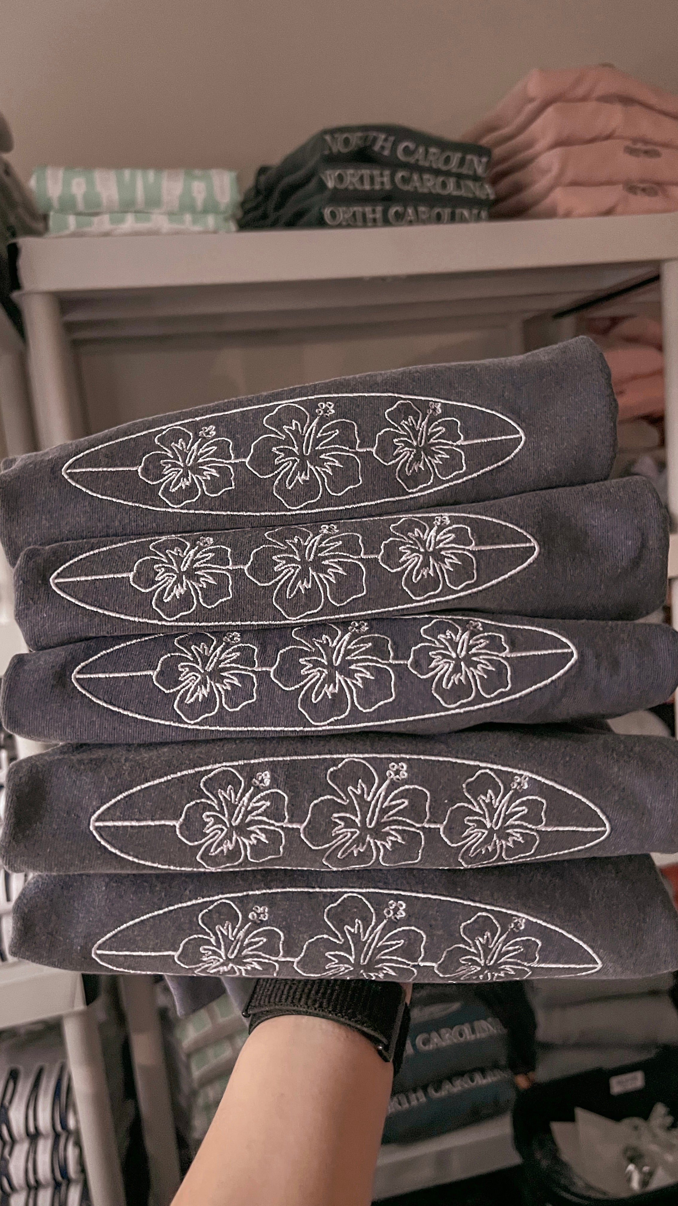 Floral Surf Baby Tee